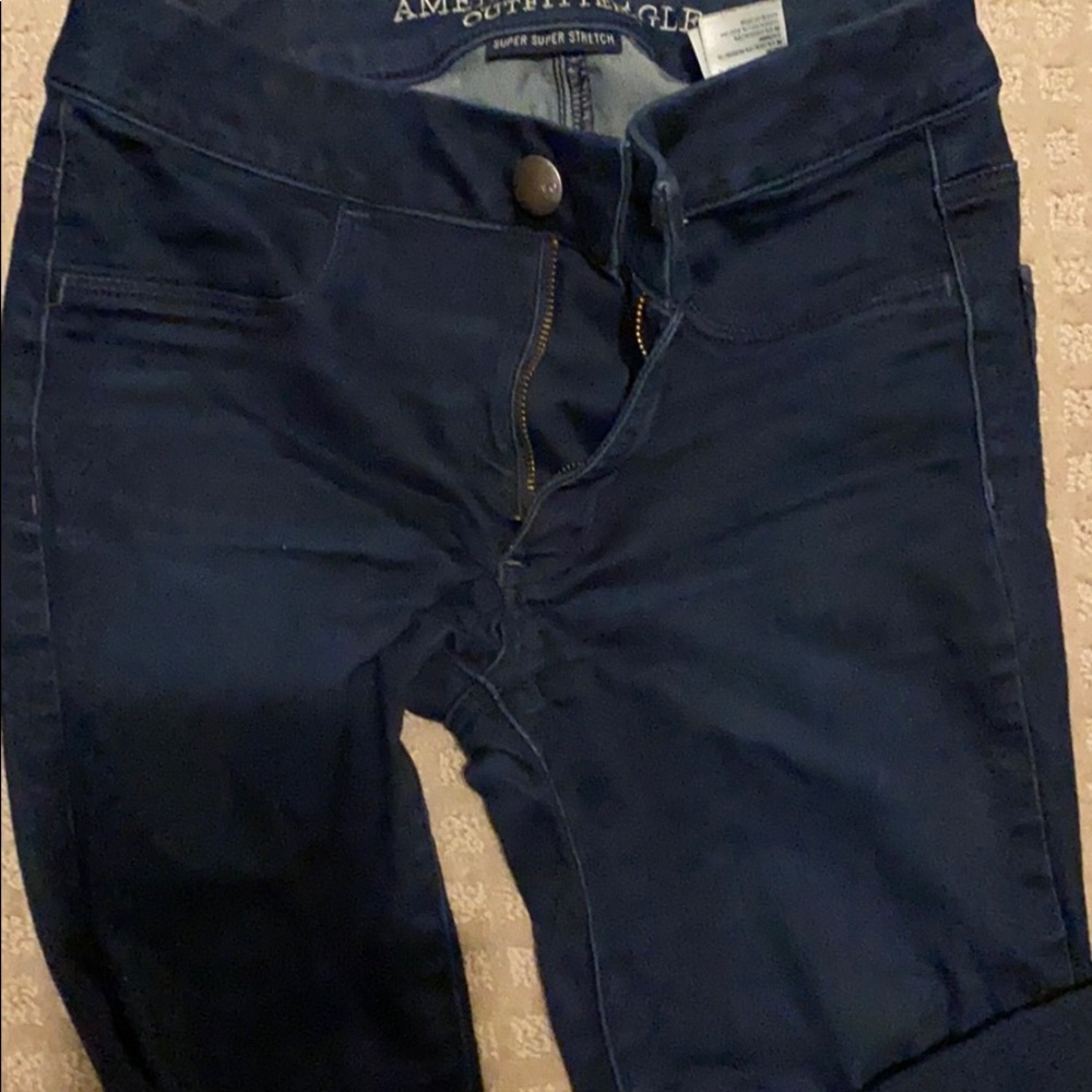 Super stretch American eagle jeans
